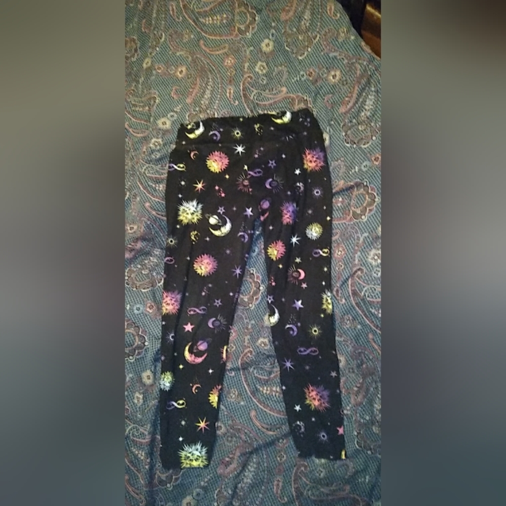 Sun star and moon leggins